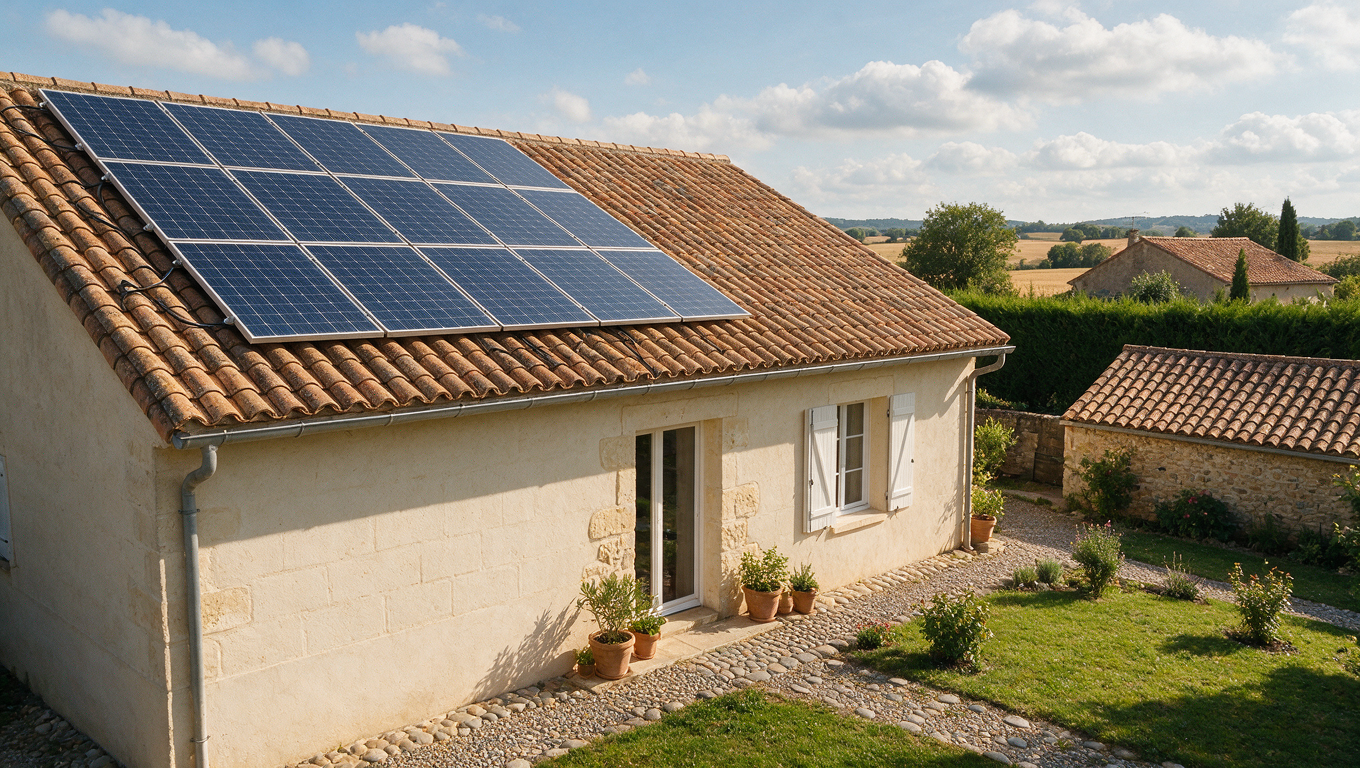 Installation de panneaux solaires dans le Tarn - photo